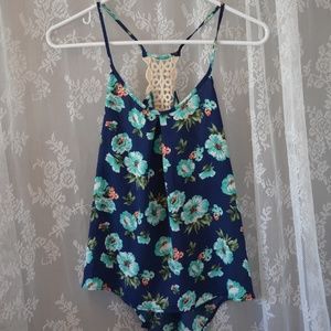 Cute floral tank